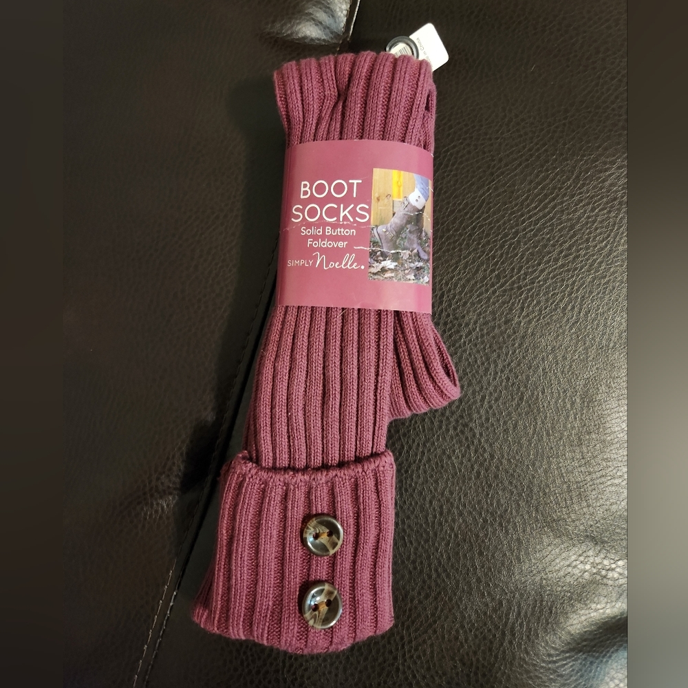 Maroon Boot Socks